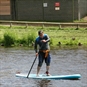 Tees Barrage Paddleboarding Standing on Paddleboard